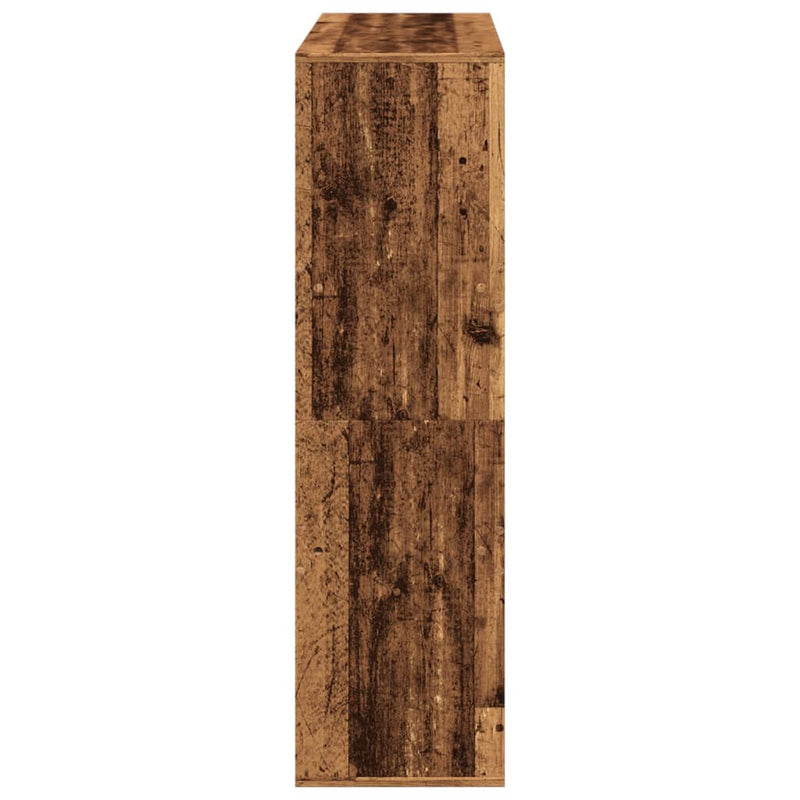 vidaXL antik fa színű térelválasztó könyvszekrény 100 x 33 x 115 cm