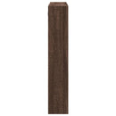 vidaXL barna tölgy színű szerelt fa fali szekrény 80 x 15 x 80 cm