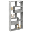 vidaXL betonszürke szerelt fa faliszekrény 50 x 15 x 100 cm