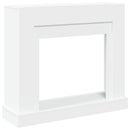 vidaXL fehér szerelt fa kandallóburkolat 100 x 30 x 87,5 cm