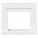 vidaXL fehér szerelt fa kandallóburkolat 100 x 30 x 87,5 cm