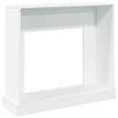 vidaXL fehér szerelt fa kandallóburkolat 100 x 30 x 87,5 cm