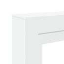 vidaXL fehér szerelt fa kandallóburkolat 100 x 30 x 87,5 cm