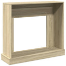 vidaXL sonoma tölgy színű szerelt fa kandallóburkolat 100x30x87,5 cm