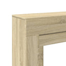 vidaXL sonoma tölgy színű szerelt fa kandallóburkolat 100x30x87,5 cm