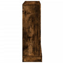 vidaXL füstös tölgy színű szerelt fa kandallóburkolat 100x30x87,5 cm