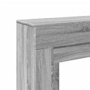vidaXL szürke sonoma színű szerelt fa kandallóburkolat 100x30x87,5 cm