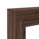 vidaXL barna tölgy színű szerelt fa kandallóburkolat 100x30x87,5 cm
