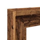 vidaXL antik fa színű szerelt fa kandallóburkolat 100 x 30 x 87,5 cm