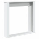 vidaXL fehér szerelt fa kandallóburkolat 100 x 20 x 100 cm