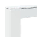 vidaXL fehér szerelt fa kandallóburkolat 100 x 20 x 100 cm
