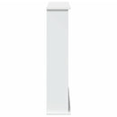 vidaXL fehér szerelt fa kandallóburkolat 75 x 20 x 87,5 cm