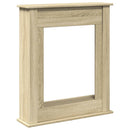 vidaXL sonoma tölgy színű szerelt fa kandallóburkolat 75 x 20 x 87,5cm