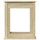 vidaXL sonoma tölgy színű szerelt fa kandallóburkolat 75 x 20 x 87,5cm