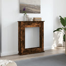 vidaXL füstös tölgy színű szerelt fa kandallóburkolat 75 x 20 x 87,5cm