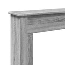 vidaXL szürke sonoma színű szerelt fa kandallóburkolat 75x20x87,5 cm