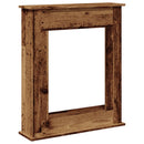 vidaXL antik fa színű szerelt fa kandallóburkolat 75 x 20 x 87,5 cm
