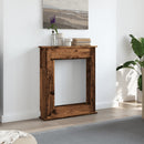 vidaXL antik fa színű szerelt fa kandallóburkolat 75 x 20 x 87,5 cm