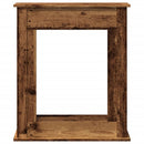 vidaXL antik fa színű szerelt fa kandallóburkolat 75 x 20 x 87,5 cm