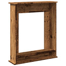 vidaXL antik fa színű szerelt fa kandallóburkolat 75 x 20 x 87,5 cm