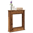 vidaXL antik fa színű szerelt fa kandallóburkolat 75 x 20 x 87,5 cm