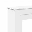 vidaXL fehér szerelt fa kandallóburkolat 90 x 30 x 90 cm