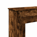 vidaXL füstös tölgy színű szerelt fa kandallóburkolat 90 x 30 x 90 cm