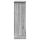 vidaXL szürke sonoma színű szerelt fa kandallóburkolat 90 x 30 x 90 cm