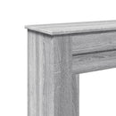 vidaXL szürke sonoma színű szerelt fa kandallóburkolat 90 x 30 x 90 cm