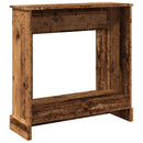 vidaXL antik fa színű szerelt fa kandallóburkolat 90 x 30 x 90 cm