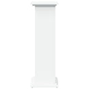 vidaXL fehér szerelt fa bemutatóállvány tárolóval 31 x 30 x 90 cm