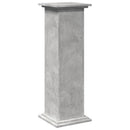 vidaXL betonszürke szerelt fa bemutatóállvány tárolóval 31x30x90 cm
