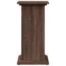 vidaXL barna tölgy szerelt fa bemutatóállvány tárolóval 31x30x60 cm