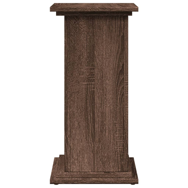 vidaXL barna tölgy szerelt fa bemutatóállvány tárolóval 31x30x60 cm