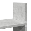 vidaXL betonszürke szerelt fa faliszekrény 100 x 18 x 40 cm