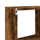 vidaXL füstös tölgy színű szerelt fa faliszekrény 78 x 18 x 71 cm