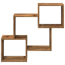 vidaXL antik fa színű szerelt fa faliszekrény 78 x 18 x 71 cm