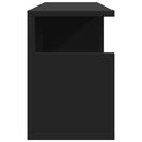 vidaXL fekete szerelt fa faliszekrény 60 x 20 x 30 cm