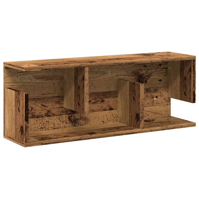 vidaXL antik fa színű szerelt fa faliszekrény 80 x 20 x 30 cm