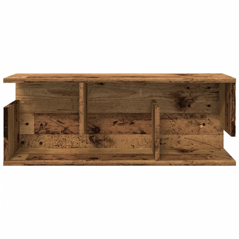 vidaXL antik fa színű szerelt fa faliszekrény 80 x 20 x 30 cm