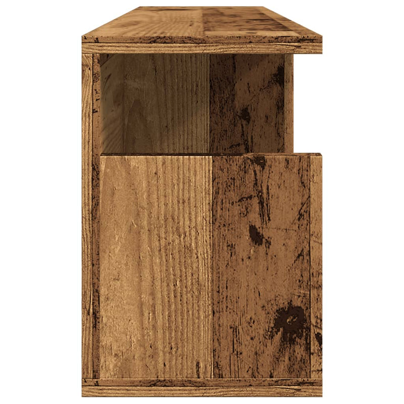 vidaXL antik fa színű szerelt fa faliszekrény 80 x 20 x 30 cm