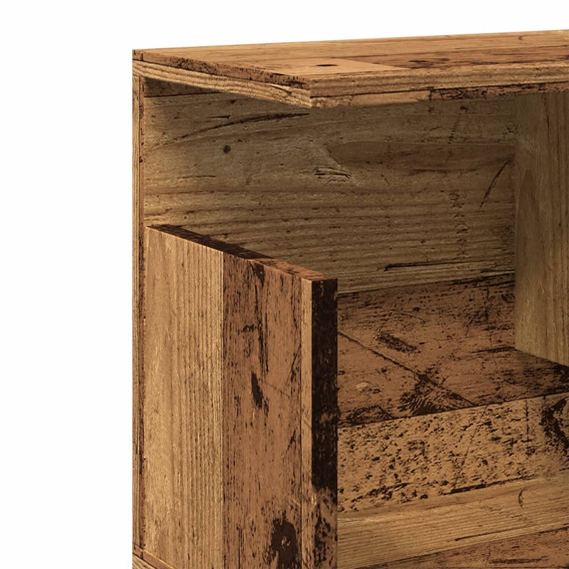 vidaXL antik fa színű szerelt fa faliszekrény 80 x 20 x 30 cm
