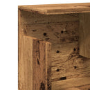 vidaXL antik fa színű szerelt fa faliszekrény 100 x 20 x 30 cm