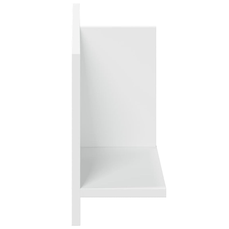vidaXL fehér szerelt fa faliszekrény 70 x 16,5 x 30 cm