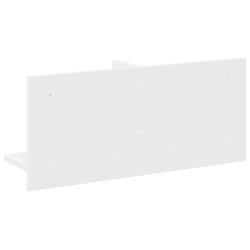 vidaXL fehér szerelt fa faliszekrény 70 x 16,5 x 30 cm
