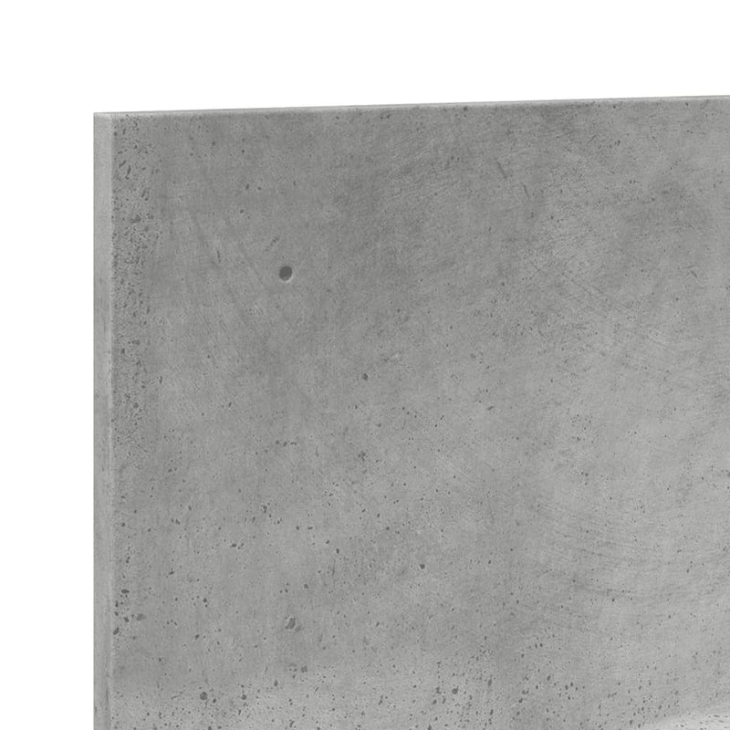 vidaXL betonszürke szerelt fa faliszekrény 70 x 16,5 x 30 cm