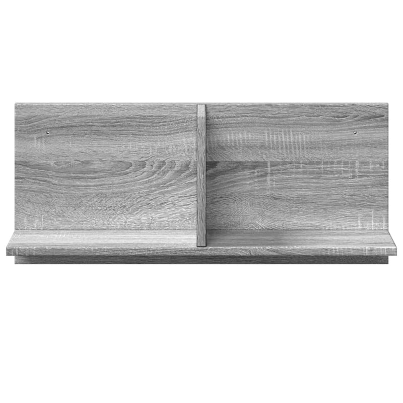 vidaXL szürke sonoma színű szerelt fa faliszekrény 70 x 16,5 x 30 cm