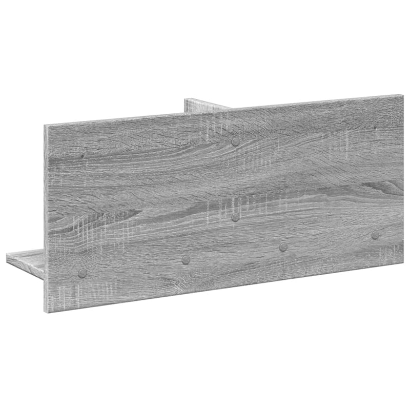 vidaXL szürke sonoma színű szerelt fa faliszekrény 70 x 16,5 x 30 cm