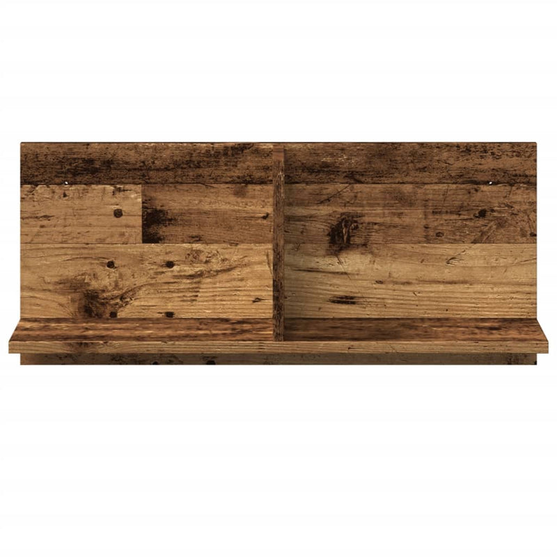 vidaXL antik fa színű szerelt fa faliszekrény 70 x 16,5 x 30 cm