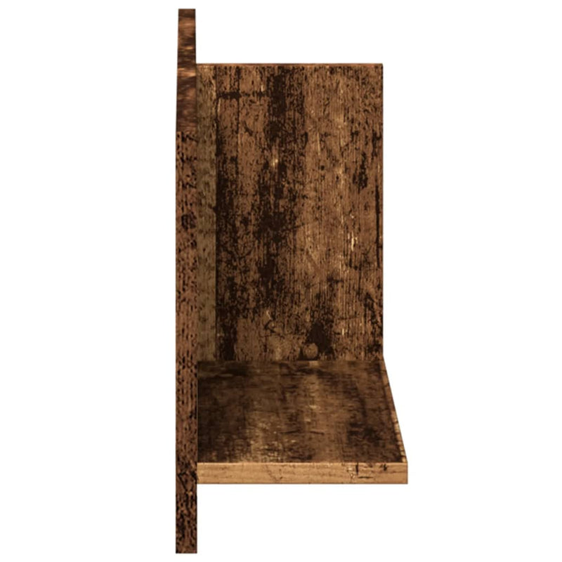 vidaXL antik fa színű szerelt fa faliszekrény 70 x 16,5 x 30 cm